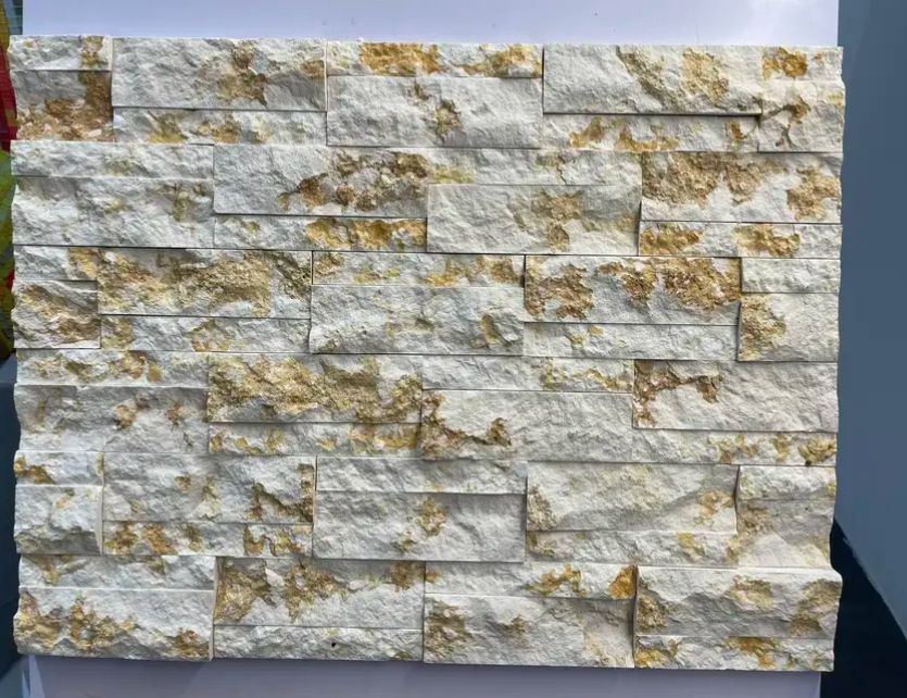 Exterior Outdoor Villa Garden Wall Tile Convex Natural Stone Cultural Stone Wall Panel