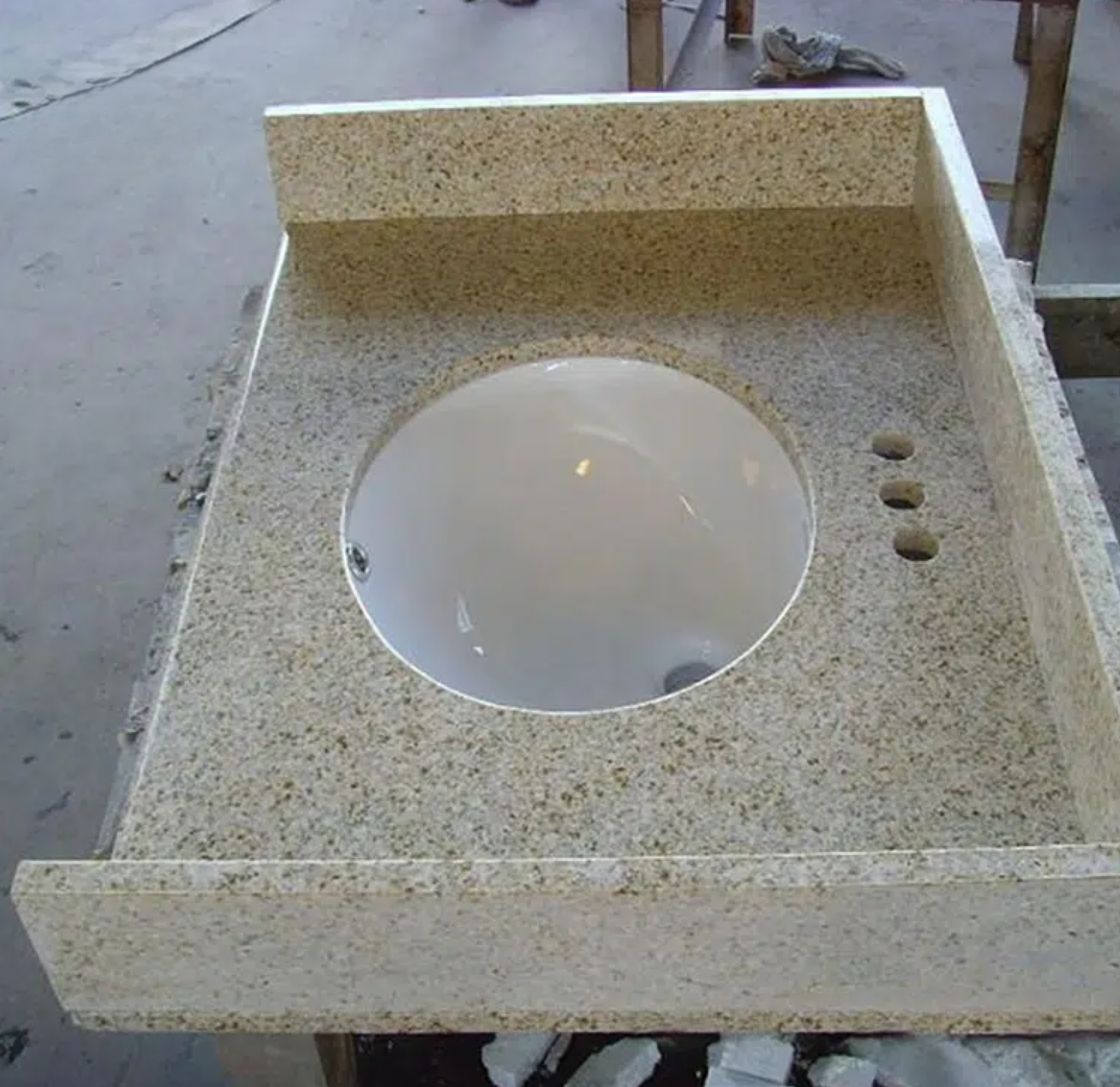 Flame Yellow Granite Tile Rust Chinese G682