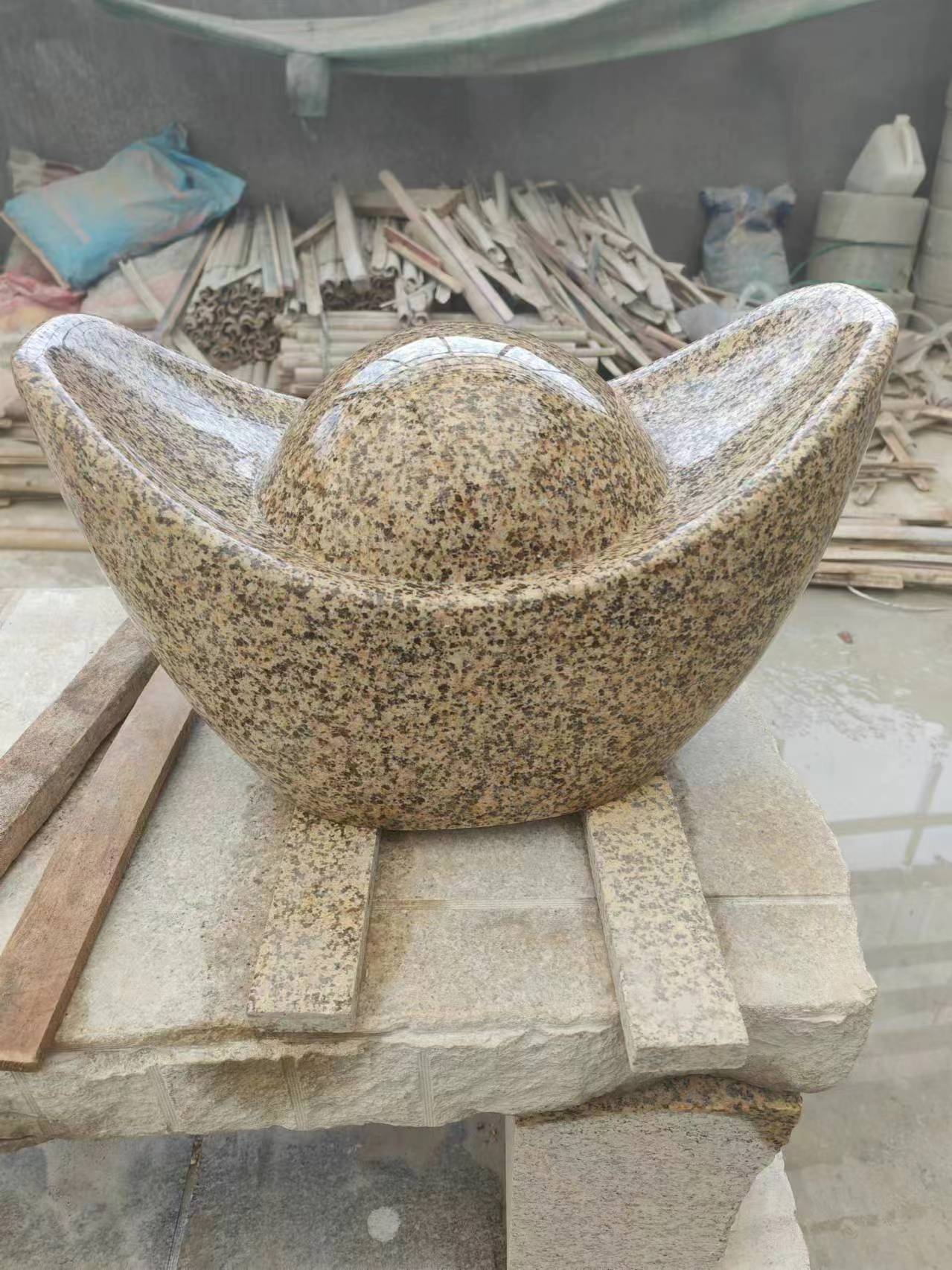 Flame Yellow Granite Tile Rust Chinese G682