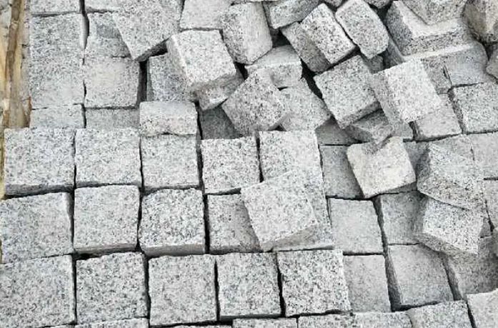 G603 Sesame white granite project materials