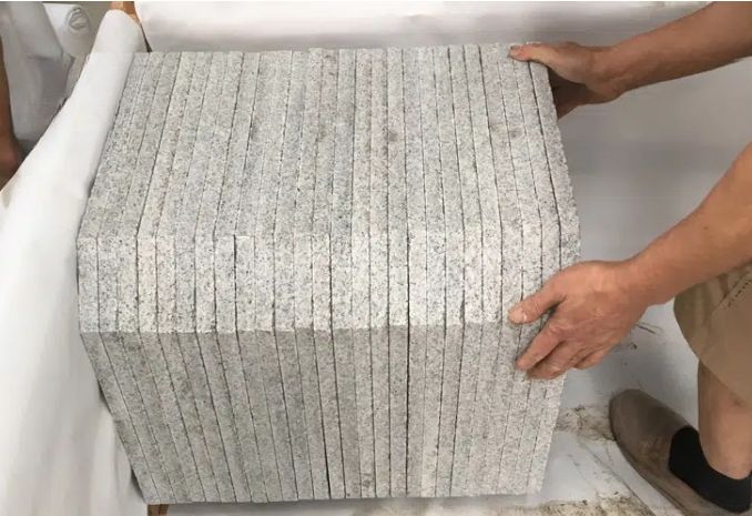 G603 Sesame white granite project materials