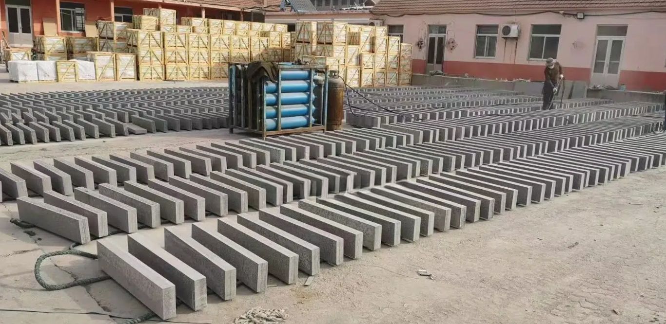 G654 Granite Kerbstone driveway paving slab stone