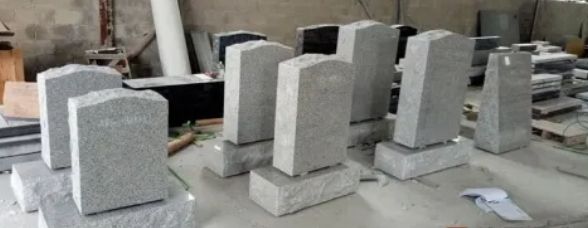 G9402 Granite Monument Imperial Gray Granite Tombstone Slant Gravestone