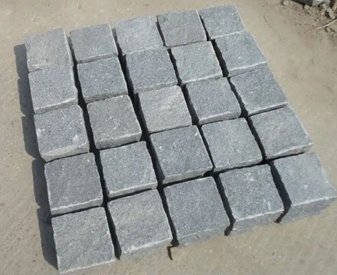 Granite Cobble Stone Landscape Decoration Cubic