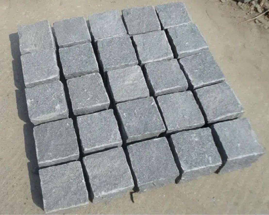 Granite Cobble Stone Landscape Decoration Cubic