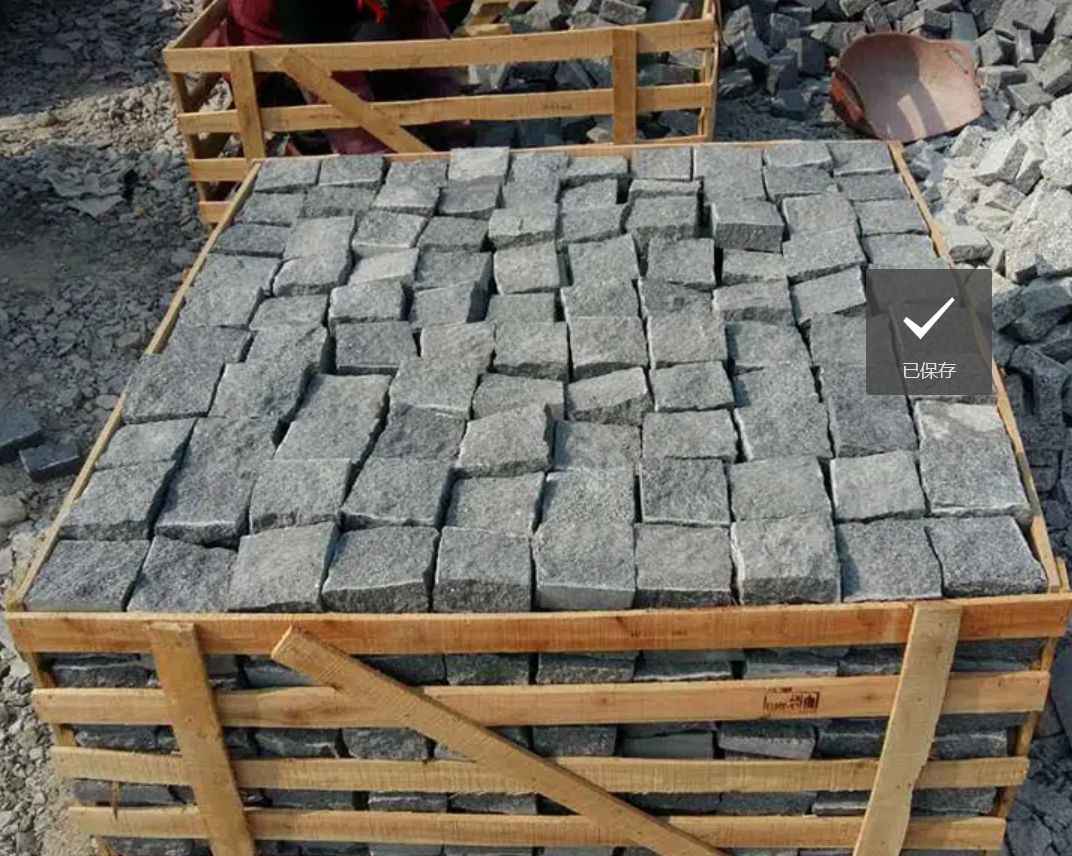 Granite Cobble Stone Landscape Decoration Cubic