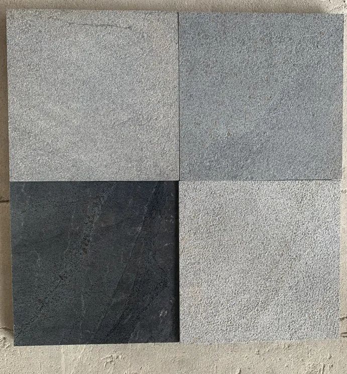 Granite G654 paving stone pavers silver grey granite