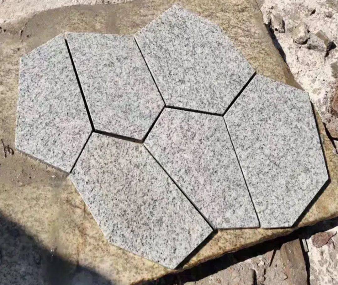 Granite Paving Stone Driveway Stairs Polished Flamed