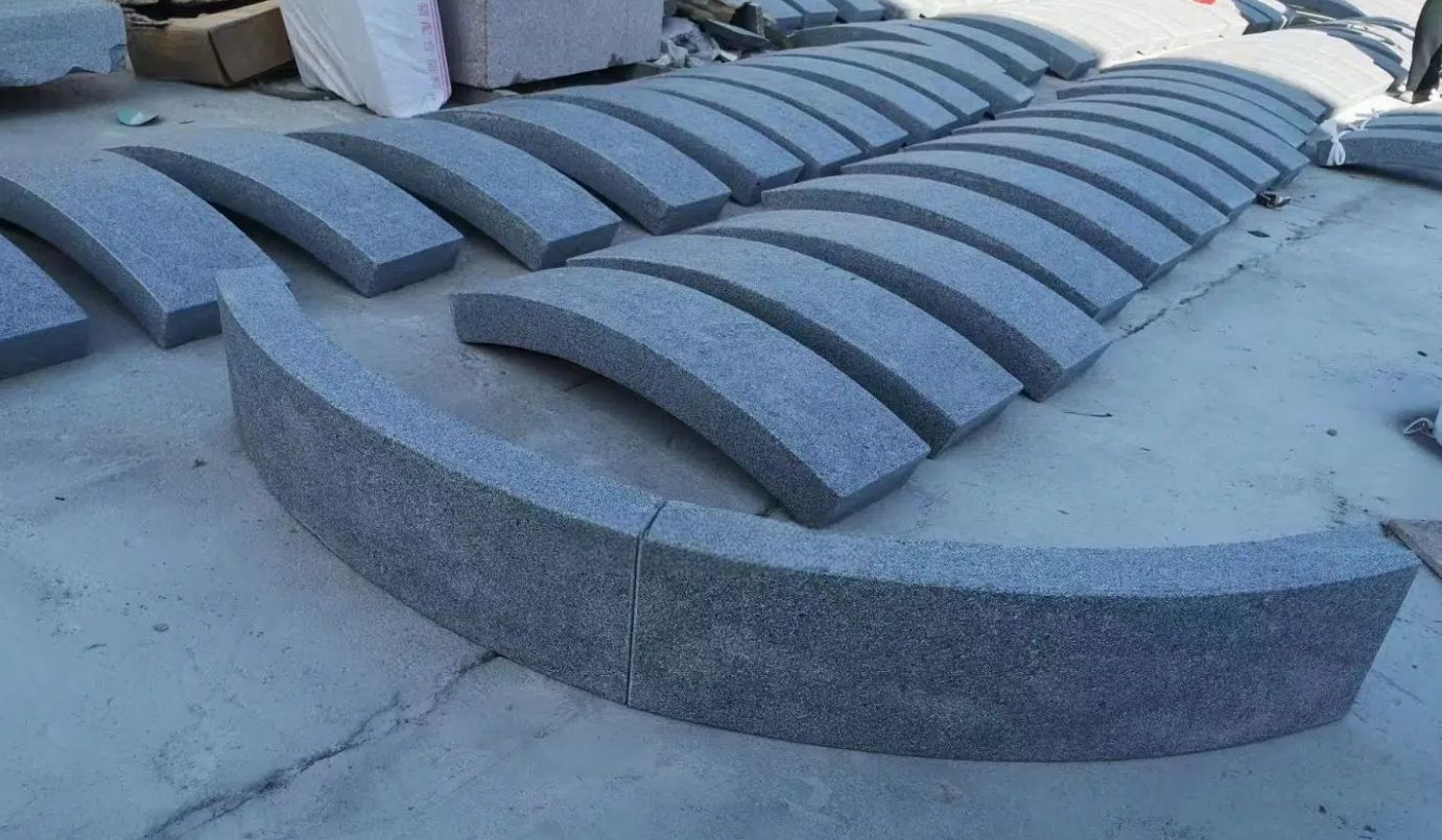 Granite kerbstone driveway paving slab stone