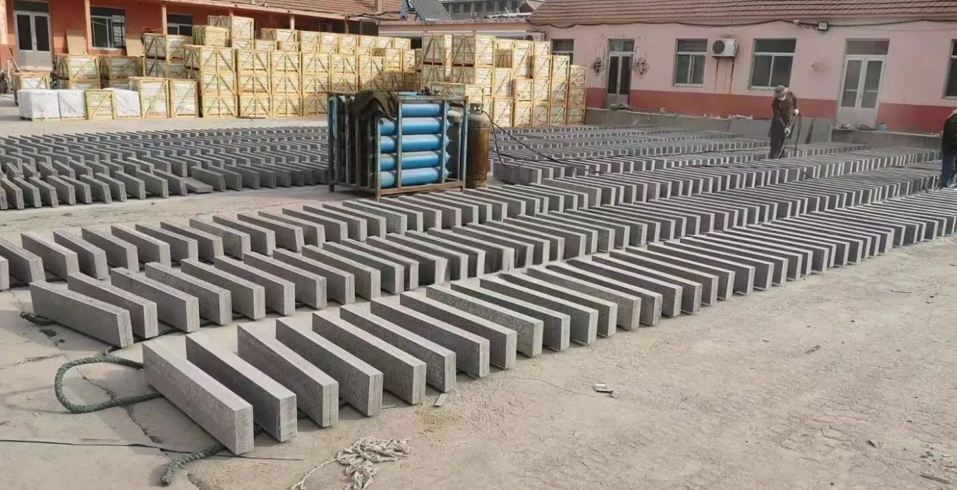 Granite kerbstone driveway paving slab stone