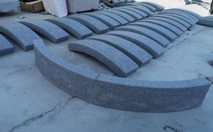 Granite kerbstone driveway paving slab stone