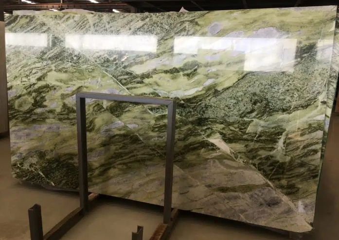 Green Ice Jade Marble Slab