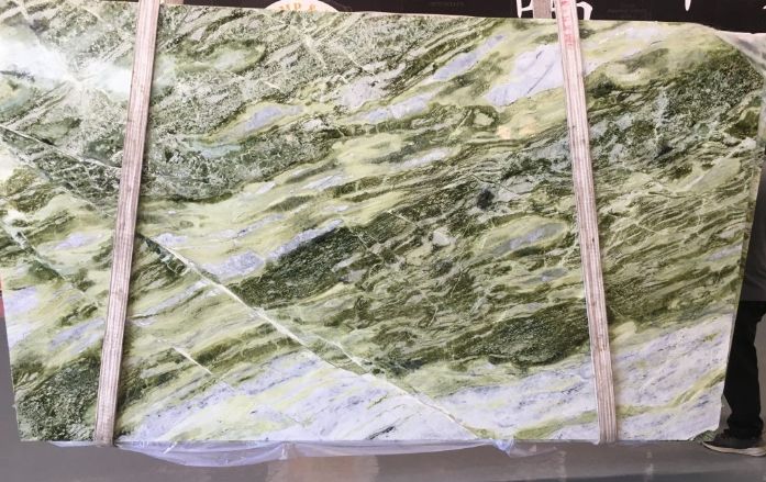 Green Ice Jade Marble Slab
