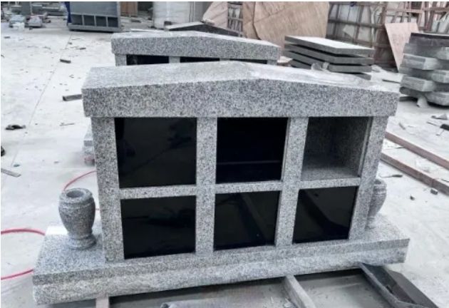 Grey Granite Columbarium Monuments Design