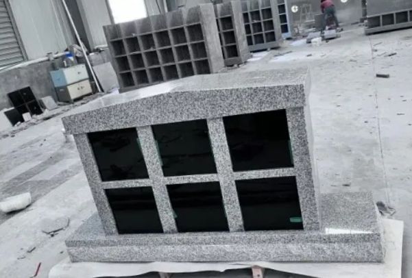 Grey Granite Columbarium Monuments Design