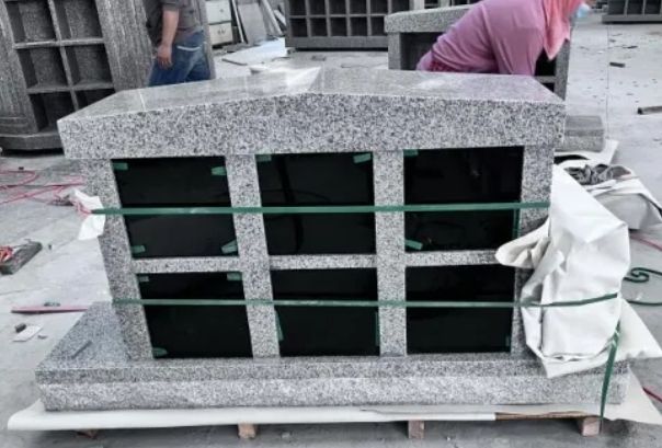 Grey Granite Columbarium Monuments Design