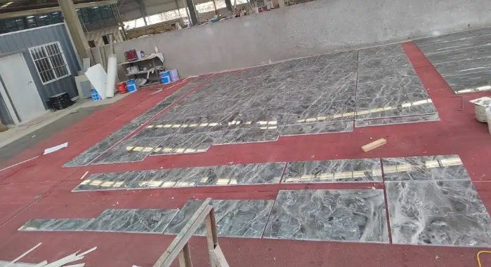 Grey Ice Marble Slab