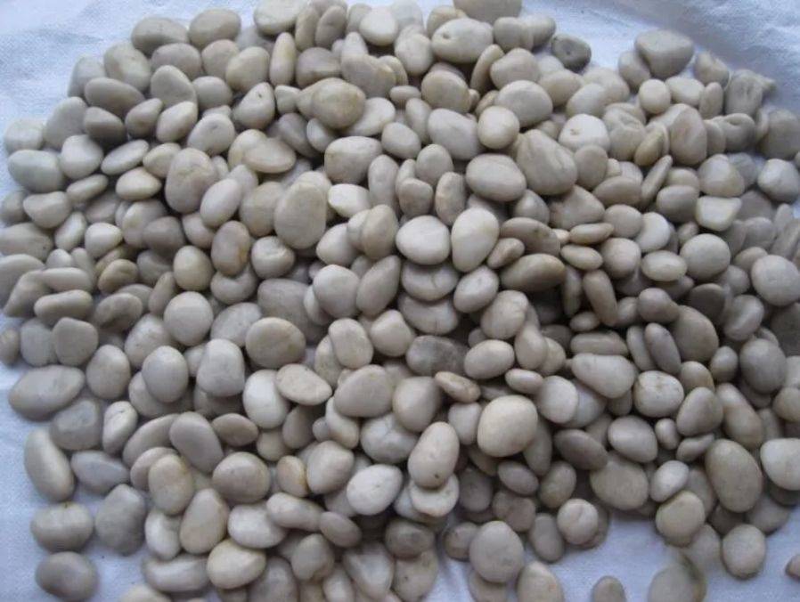 High White Color Pebble Stone