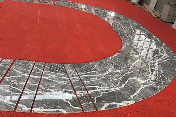 Imperial Grey Marble Stair