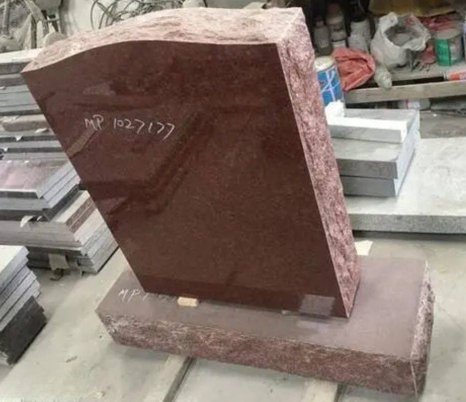 Imperial Red Granite Monument Upright Tombstone Wholesale