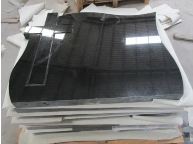 Indian Black Granite Headstone
