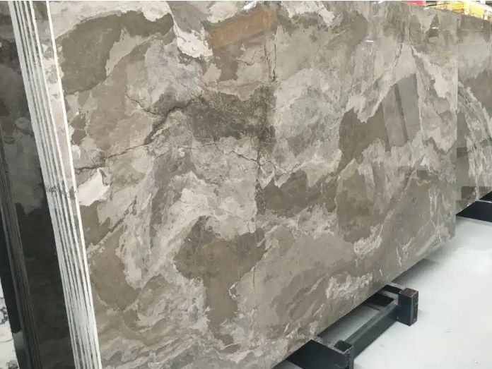 Italian Van Gogh Brown Marble Slab