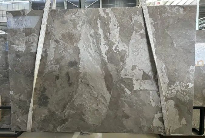 Italian Van Gogh Brown Marble Slab