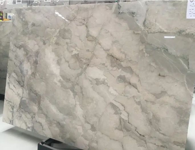 Italian Van Gogh Brown Marble Slab