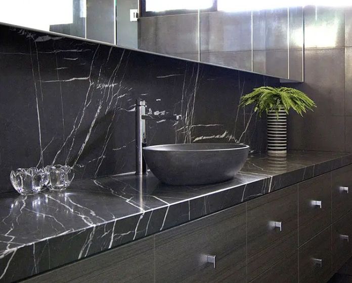 Marble Bathroom Classic Grey Floor