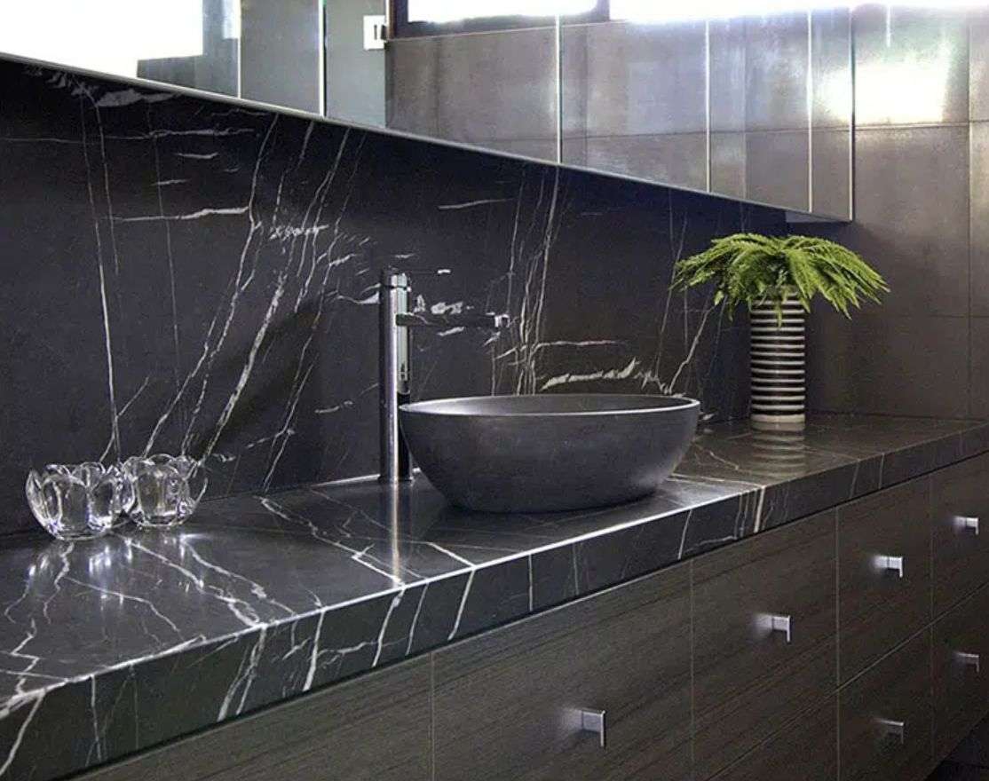 Marble Bathroom Classic Grey Floor