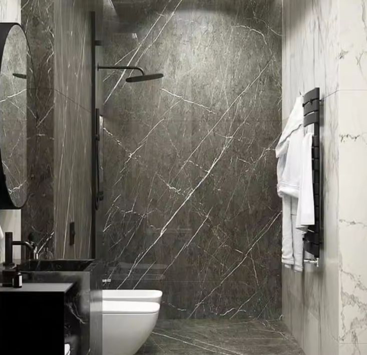 Marble Bathroom Classic Grey Floor
