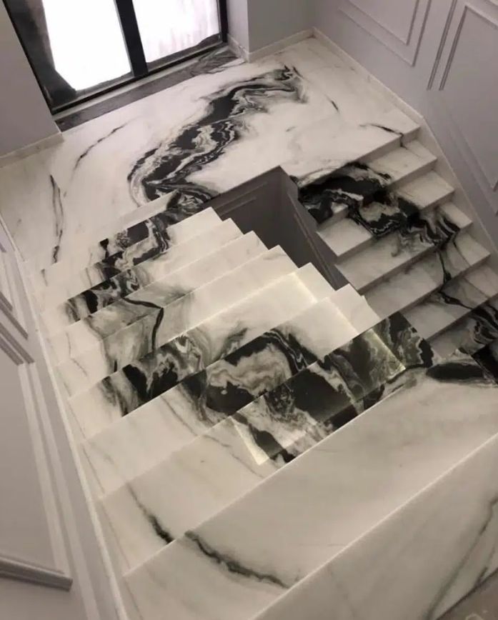 Marble Staircase Flooring Of Tiles