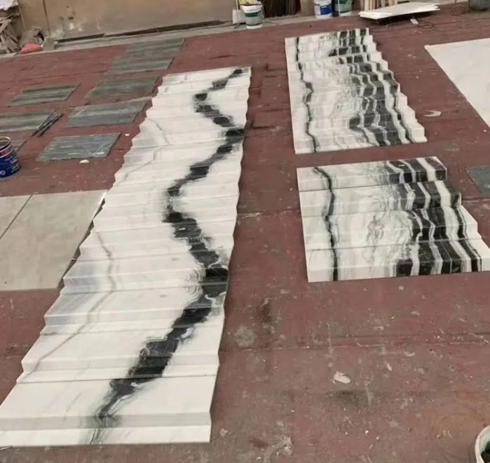 Marble Staircase Flooring Of Tiles