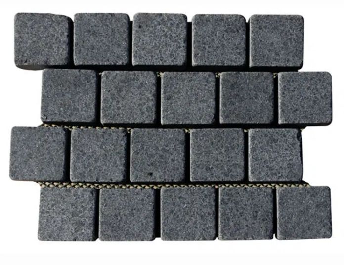 Mesh Back Paving Stone G684 Black Basalt