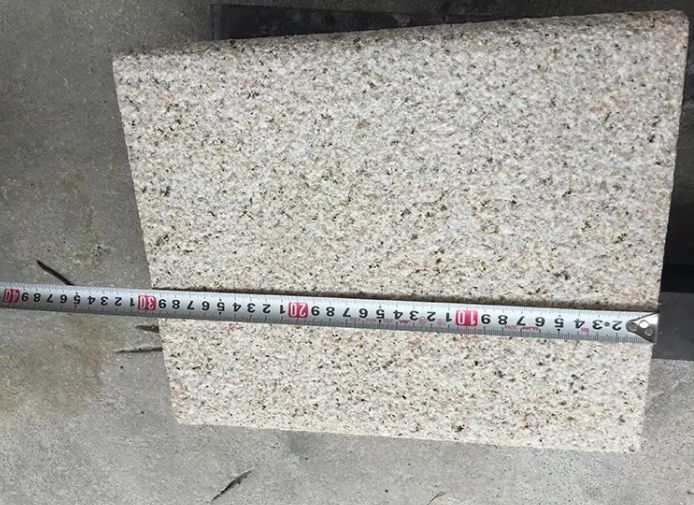 Misty Yellow Granite stone for outdoor wall paving