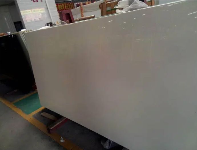Nano white table marble high quality artificial stone slabs
