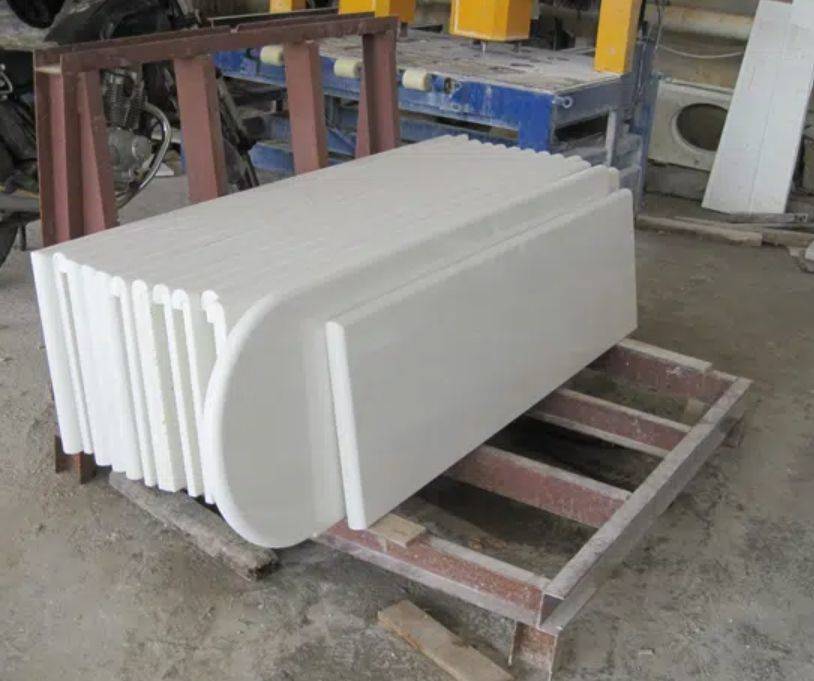 Nano white table marble high quality artificial stone slabs