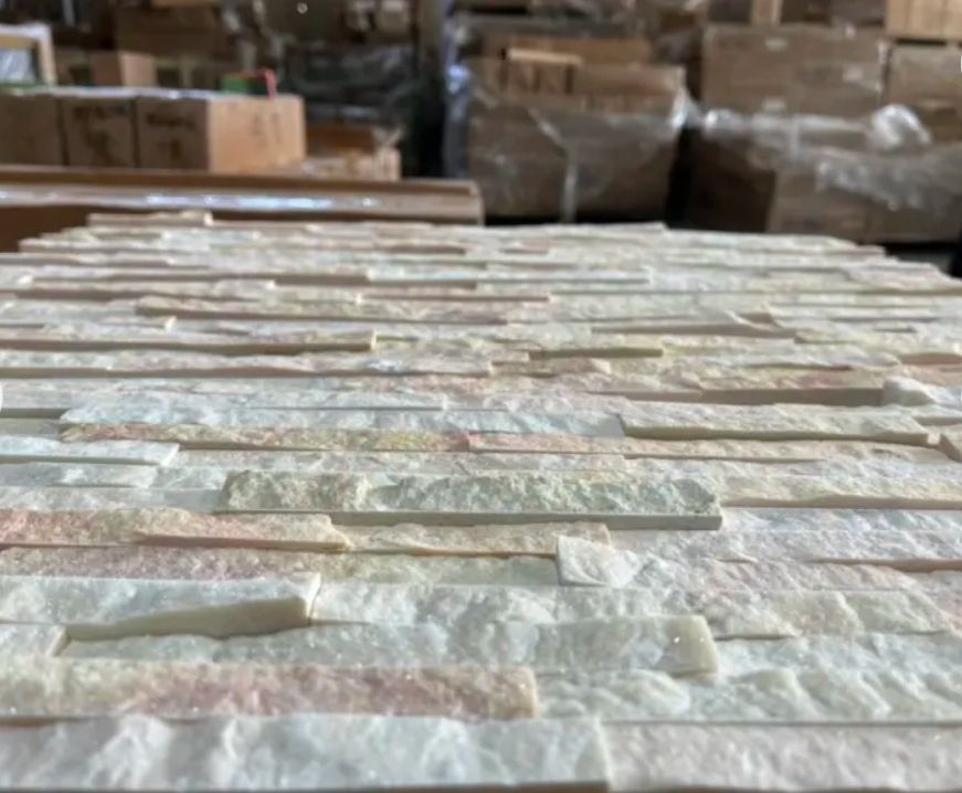 Natural Split Finish China Slate Mushroom Stone Slabs Wall Stone Cladding Panel