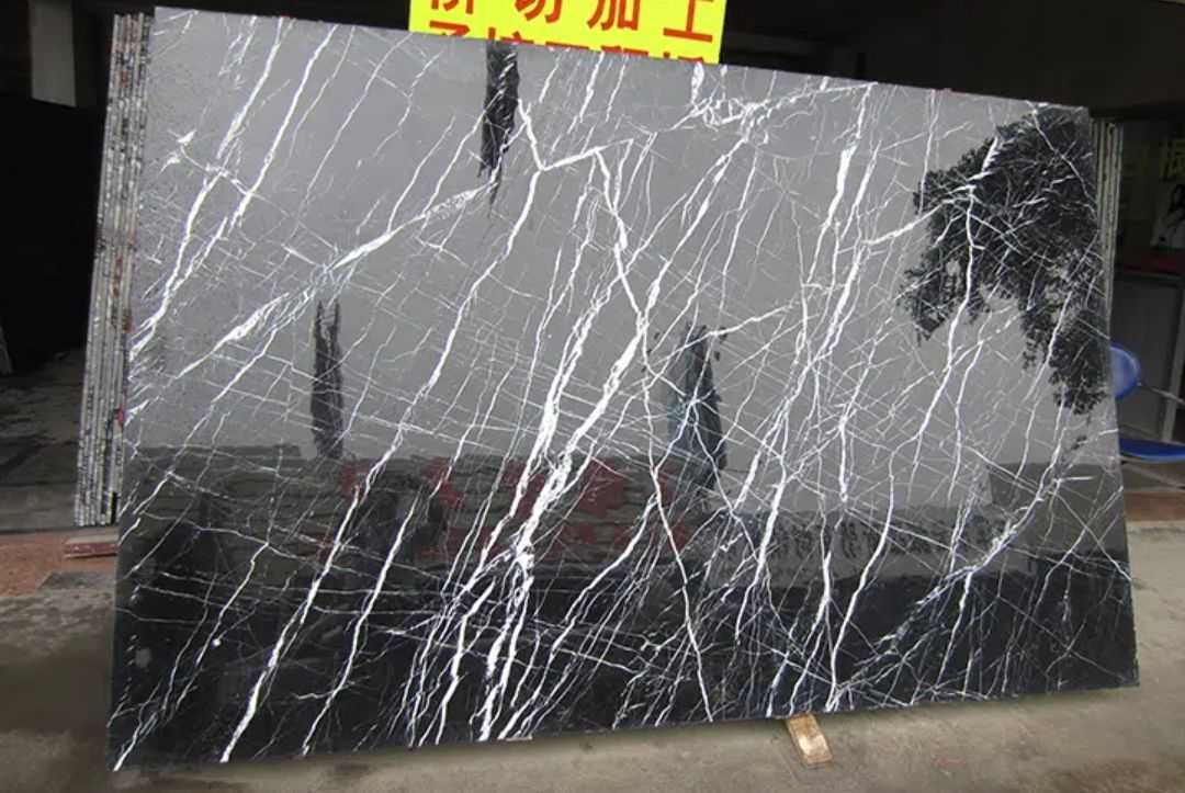 Nero Marquina Marble Black With White