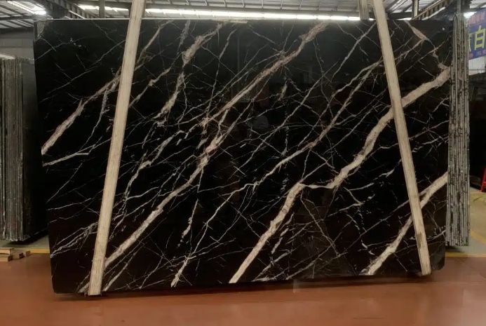 Nero Marquina Marble Slab