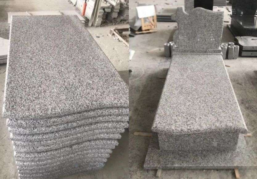 New G623 Granite Tombstone Mounment Poland Polish