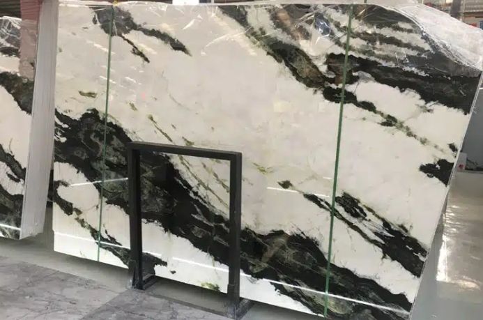 New Panda White Marble Slab