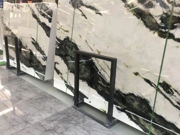 New Panda White Marble Slab
