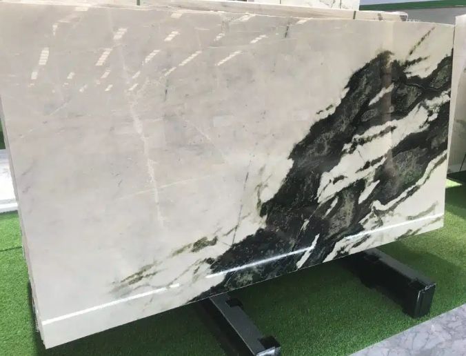 New Panda White Marble Slab