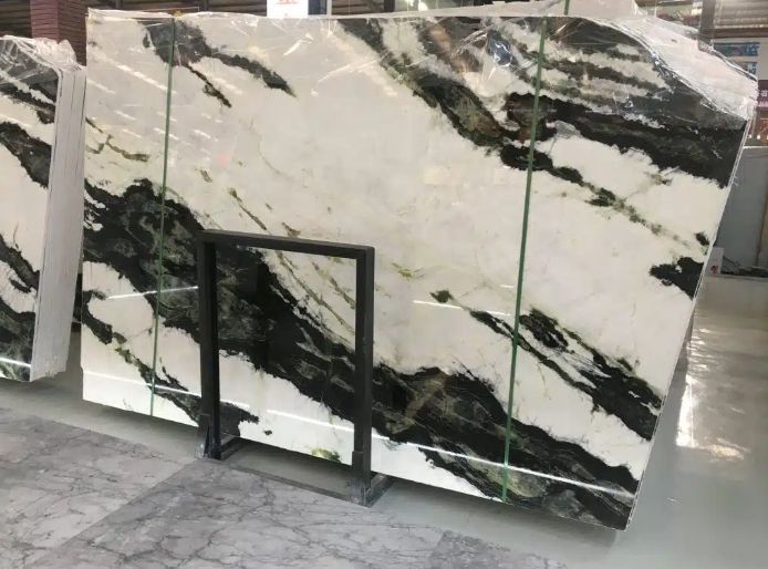 New Panda White Marble Slab