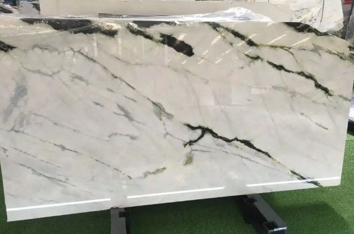 New Panda White Marble Slab