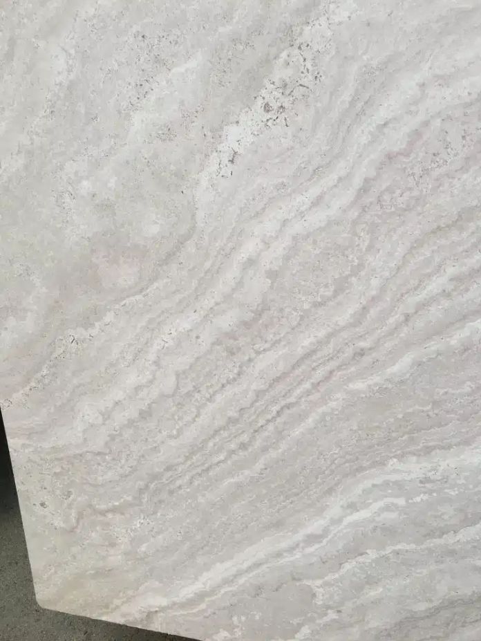 New White Wooden Marble Slab