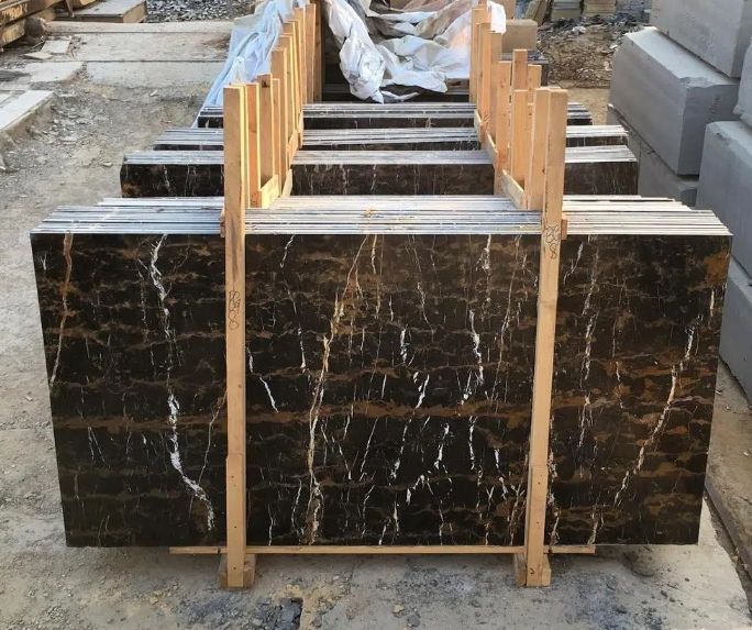 Pakistani Marble Black Gold Home Decor Gold,black