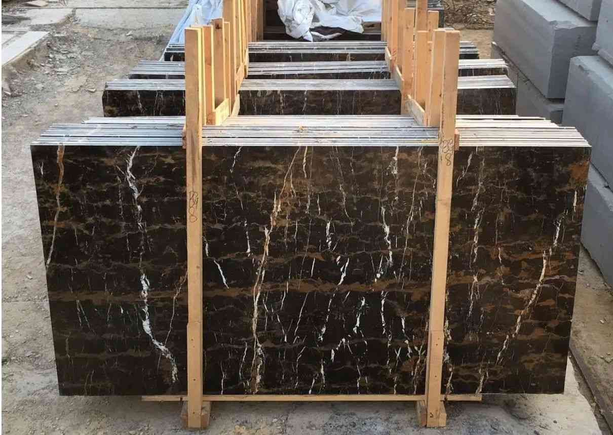 Pakistani Marble Black Gold Home Decor Gold,black