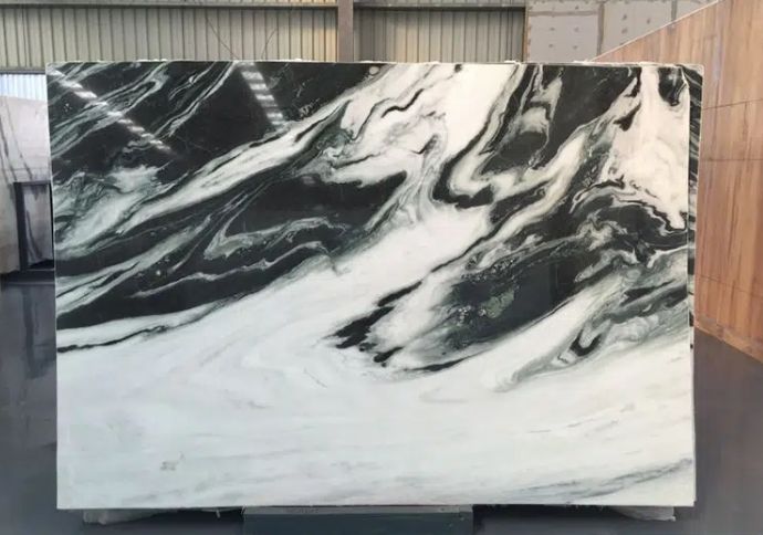 Panda White Marble Flooring 1st quality Indoor Designs